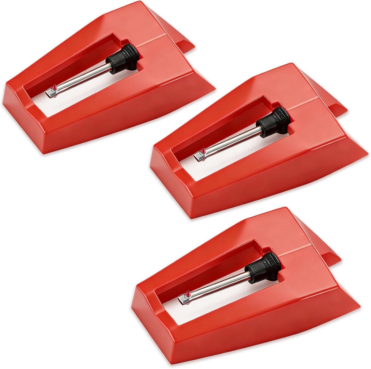 SnelShoppen - Turntable Needles – Vervangende Diamant Stylus Naalden voor Vinyl Platen Speler, LP, Phonografie, Super Kwaliteit, ABS Materiaal, Duidel