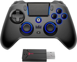 SnelShoppen - Draadloze Gaming Controller voor PS5, PS4, PS3, PS2, Steam Deck, PC, Windows, Mac, iOS, Android TV Box - Halleffect Joystick, Touchpad,