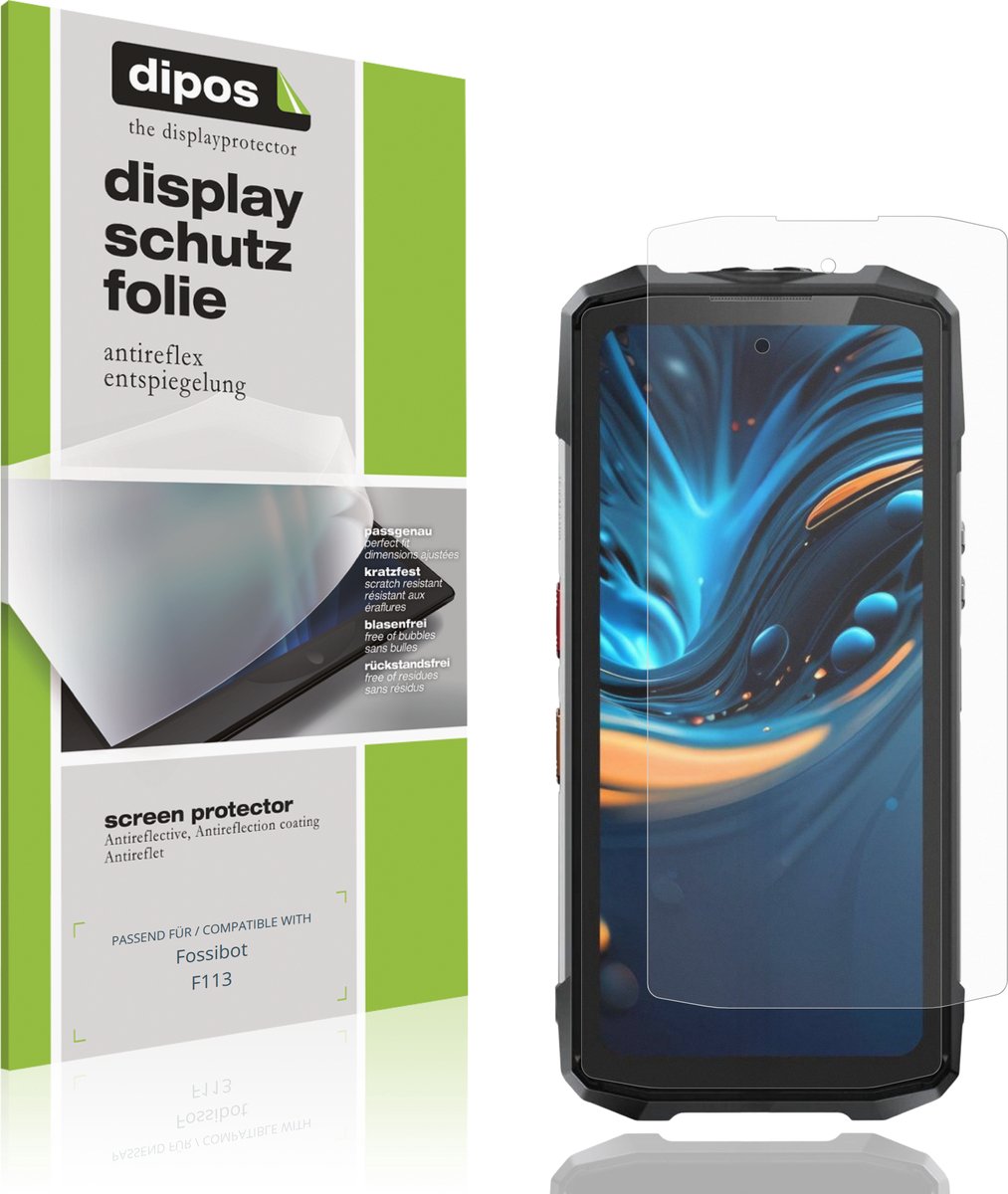 dipos – 4x Matte Beschermfolie geschikt voor Fossibot F113 | Krasbestendige & antireflecterende Screenprotector Ultra-Thin