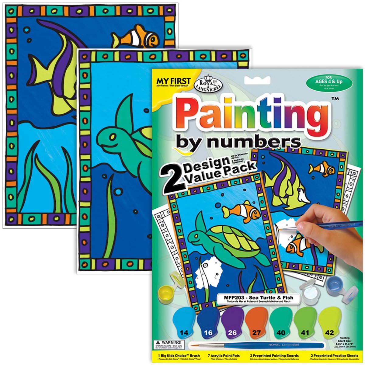 Schilder op nummer beginners Sea Turtle Royal langnickel