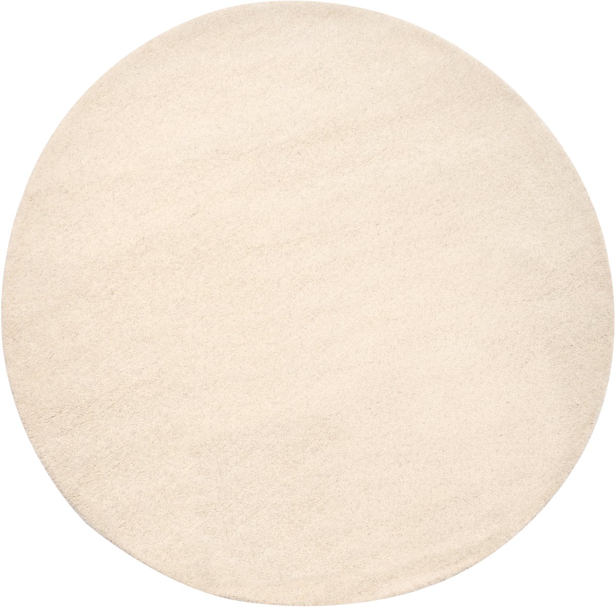 VASCO - Vloerkleed - Gebroken wit - 140 x 140 cm - Wol