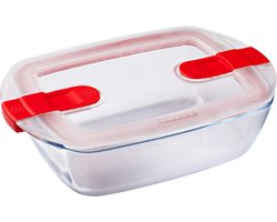 Cook &, Heat Voedselcontainer Rechthoek met Deksel 23 x 15cm