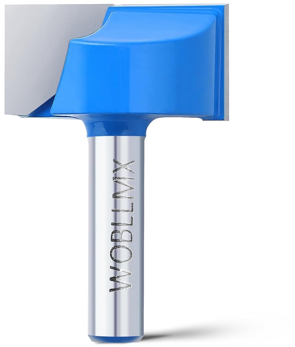 SnelShoppen - 8mm Shank Vloerreiniging Cutter Ø32mm, 15.5mm Werklengte, Duurzame en Scherpe Carbide Frees voor Houtbewerkingsgereedschap