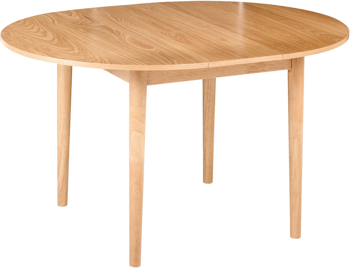 ECHO - Uitschuifbare eettafel - Lichtbruin - 107/137x107cm - MDF