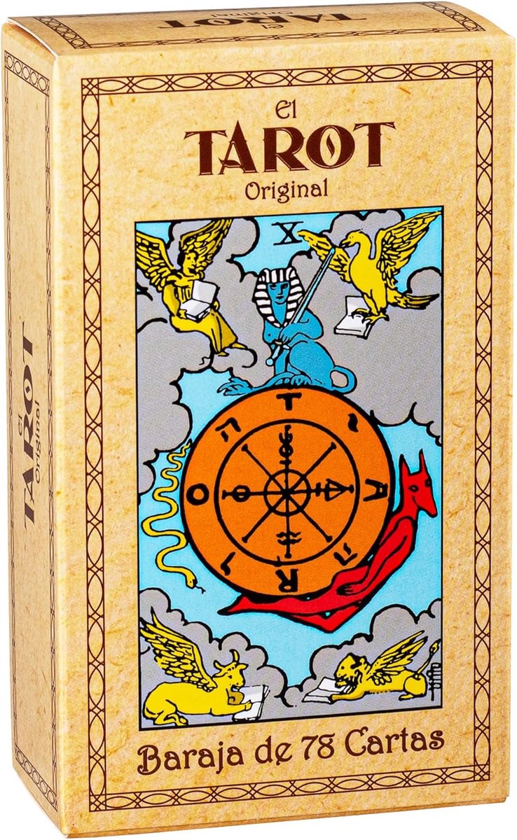 SnelShoppen - 78 Kaarten Originele Tarot Deck - Verbeterde Versie - Inclusief 86 Pagina's Gids - Compleet met Betekenissen en Stelling - Perfect voor