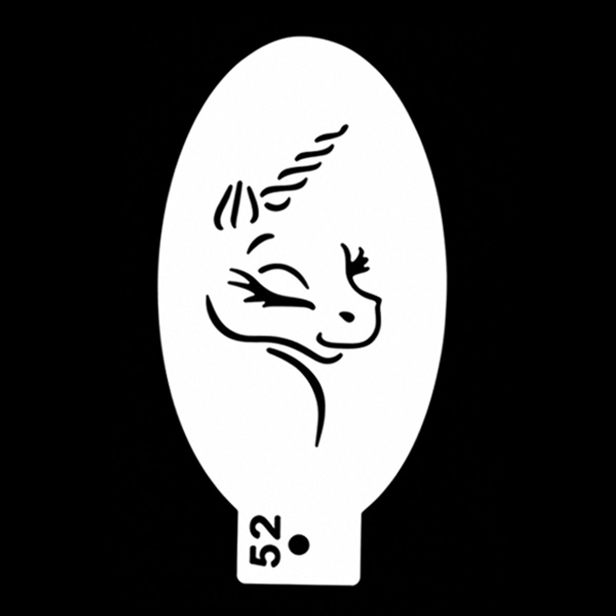 Dreaming Unicorn Stencil