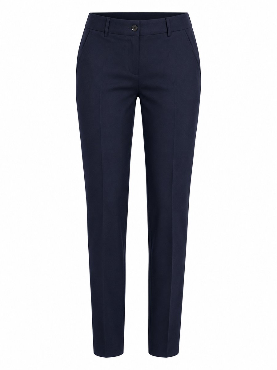 Greiff Dames Culotte RF Premium Donkerblauw Maat 40 – Zakelijke 7/8 Broek met Stretch