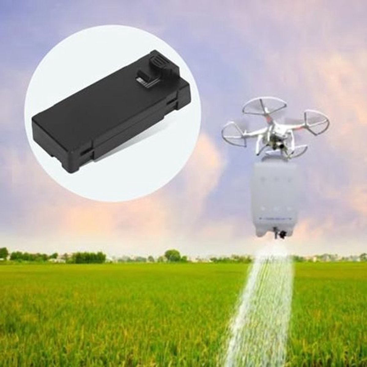 3.7V 1800mAh Lipo Accu, RC Drone Accu voor LSRC S8S Brushless Drone, Afstandsbediening UAV Lithium Accu, Meerdere Veiligheidsbescherming, Langdurig