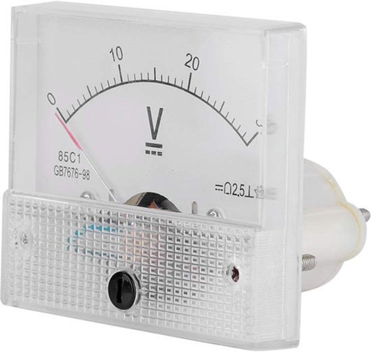 Mini Analoog Paneelmeter C1 - 2.5 Nauwkeurigheid - DC 0-30V Voltage Meter