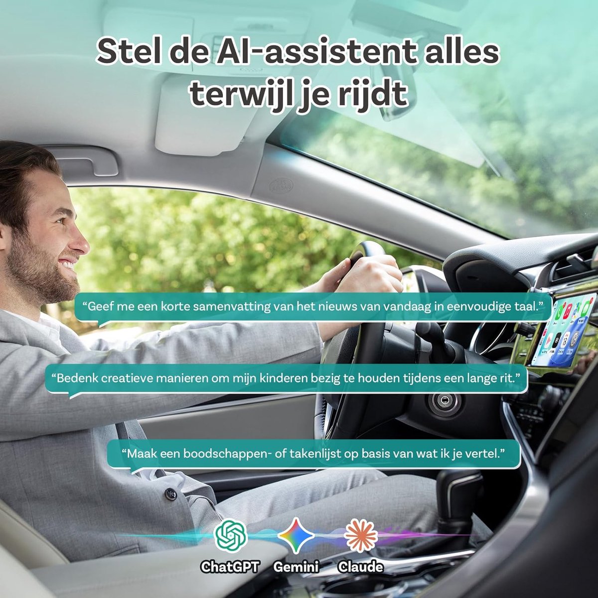 Ottocast Mini Pico – Premium Series CarPlay Android Auto-adapter Plug & Play — cadeau in Gadgets - foto 6