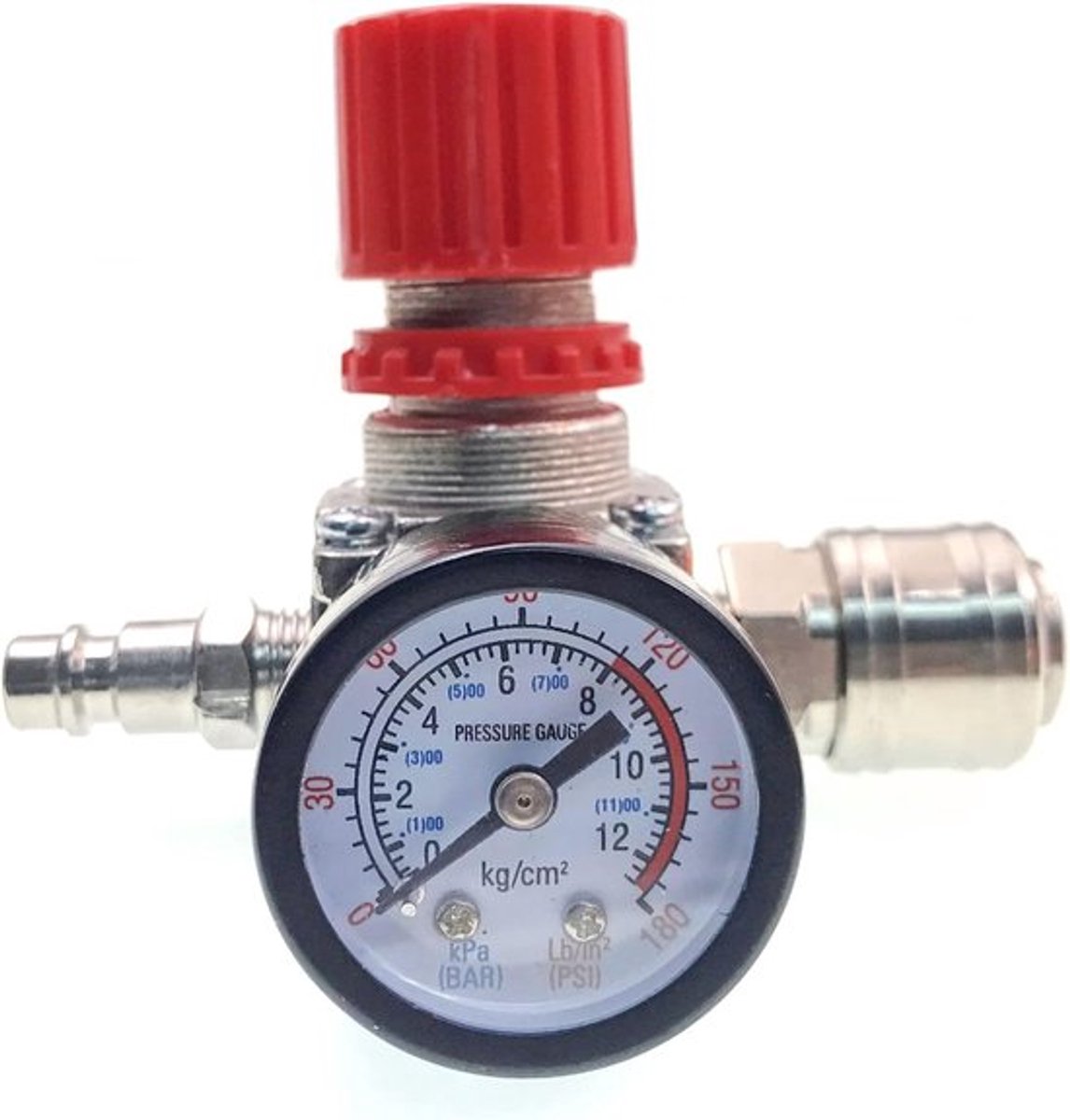Luchtcompressor drukregelaar - 1/4" pneumatische drukregelaar - drukregelklep met aansluiting 120 PSI 12 bar