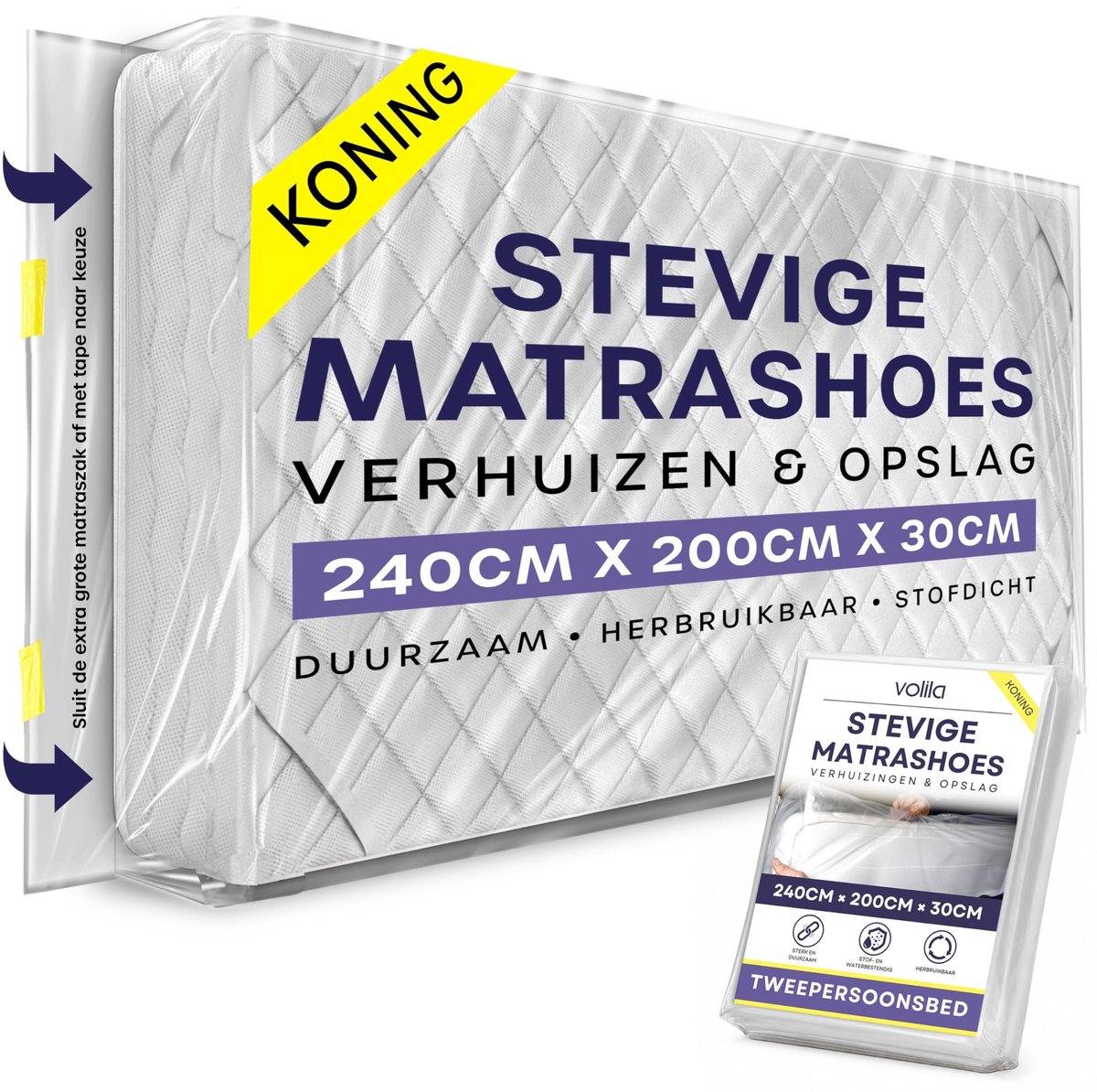 Dailygoods - Matraszak King - Bescherm je matras tijdens verhuizing