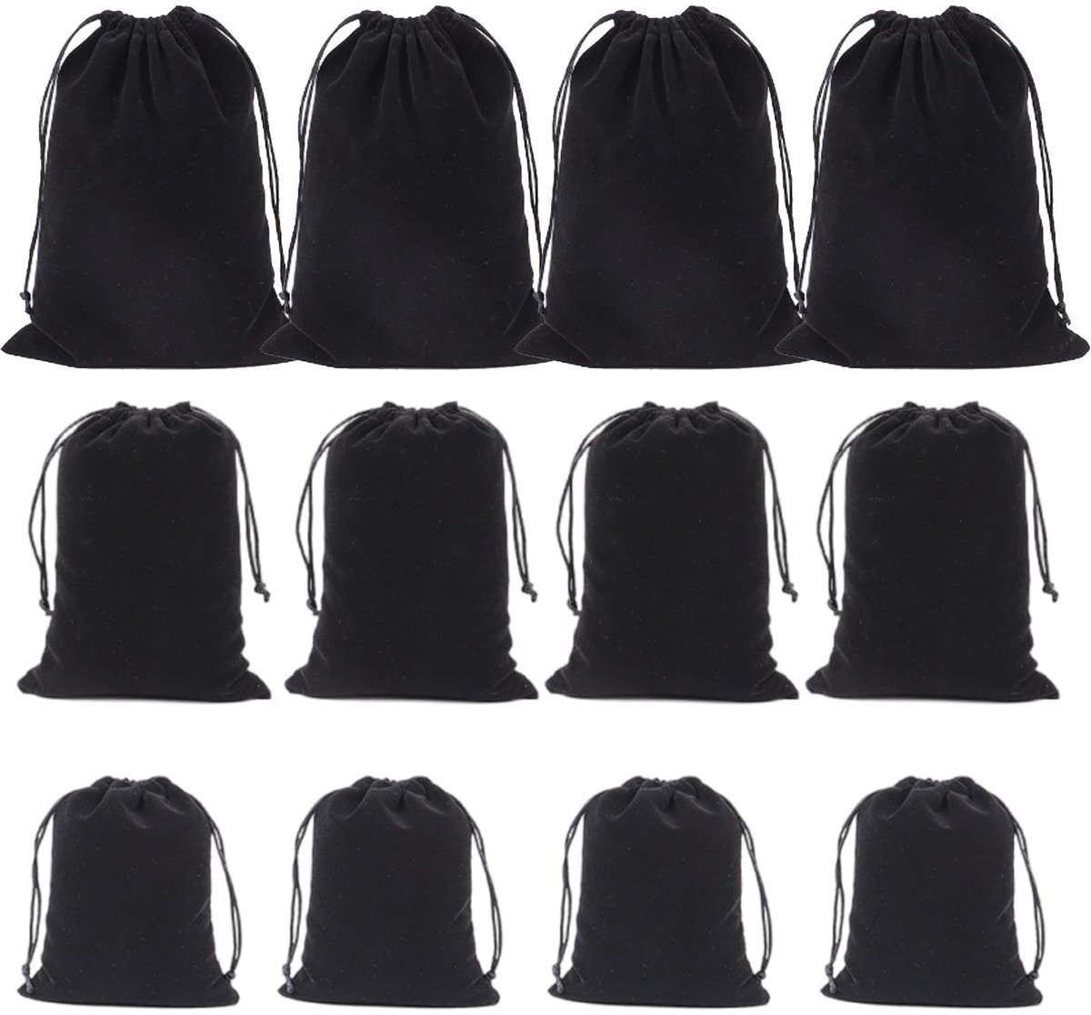 Dailygoods- Gewichtszakken Draagbaar - 36 Stuks - Trekkoordtas - Tafelkleedgewichten - Zandzakken voor Tenten - Veilig en Betrouwbaar