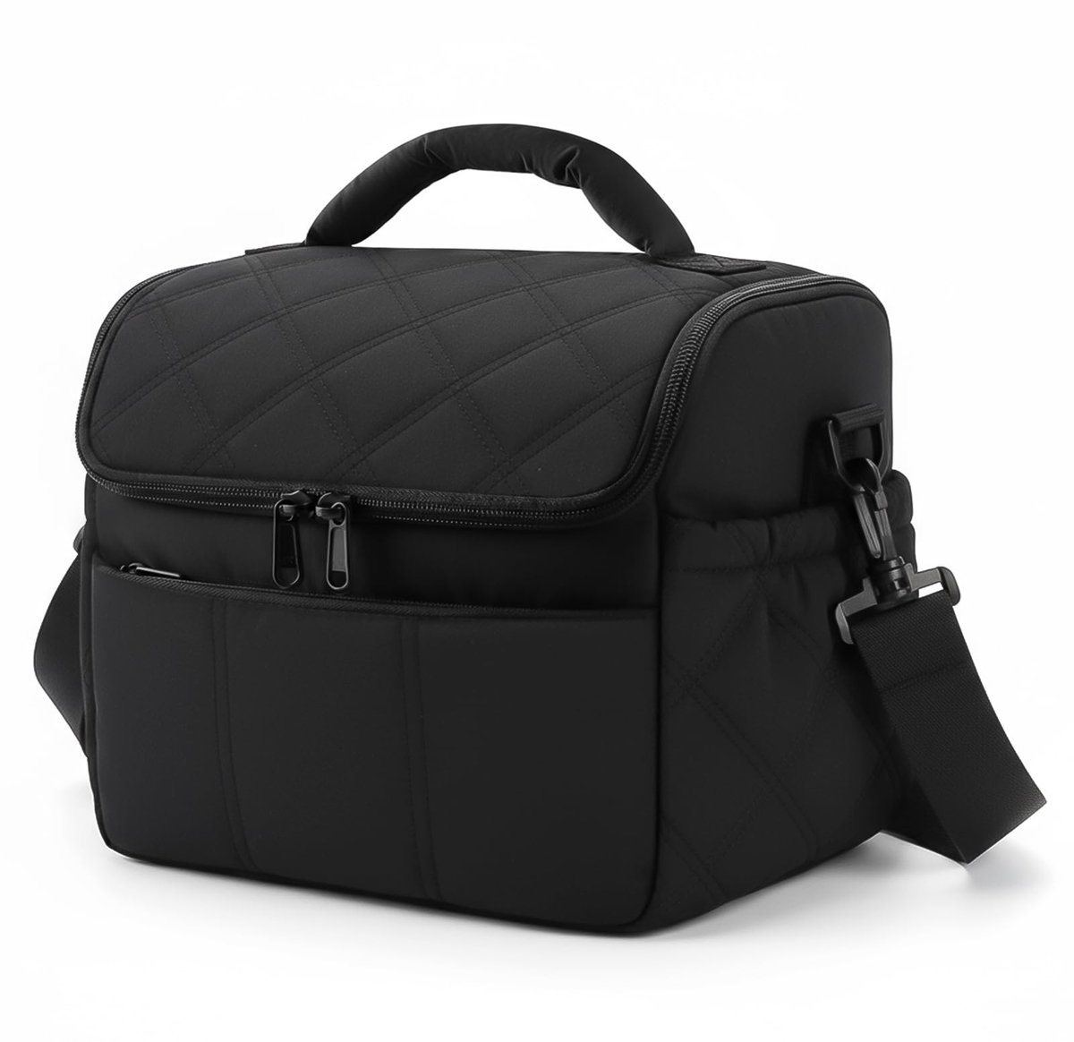Dailygoods - Gewatteerde Geïsoleerde Lunchtas - Lekvrije Waterdichte Picknicktas met 2 Compartimenten