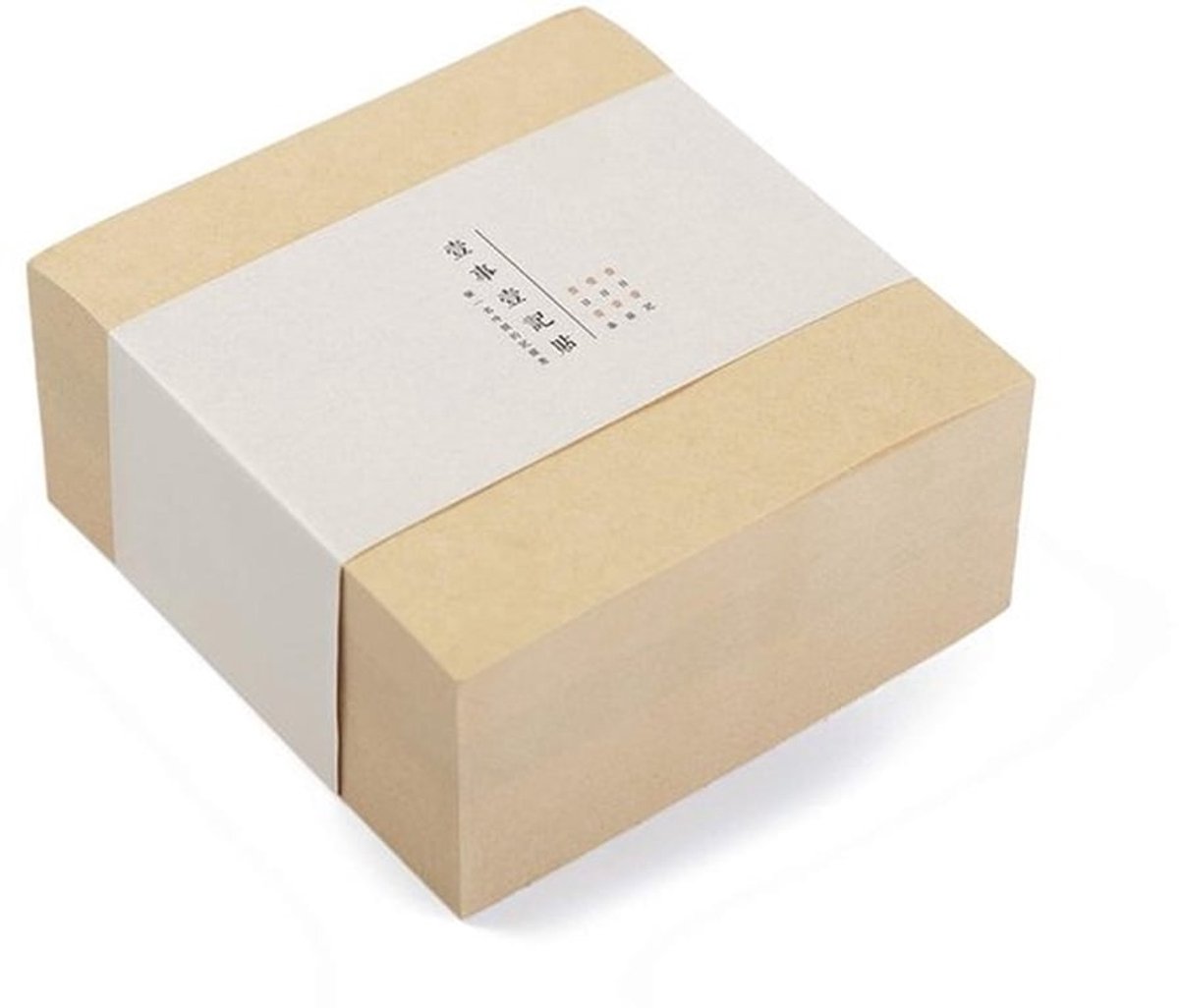Blank Notitie Papier 4x4 inch - 400 Bladen Notitieblok