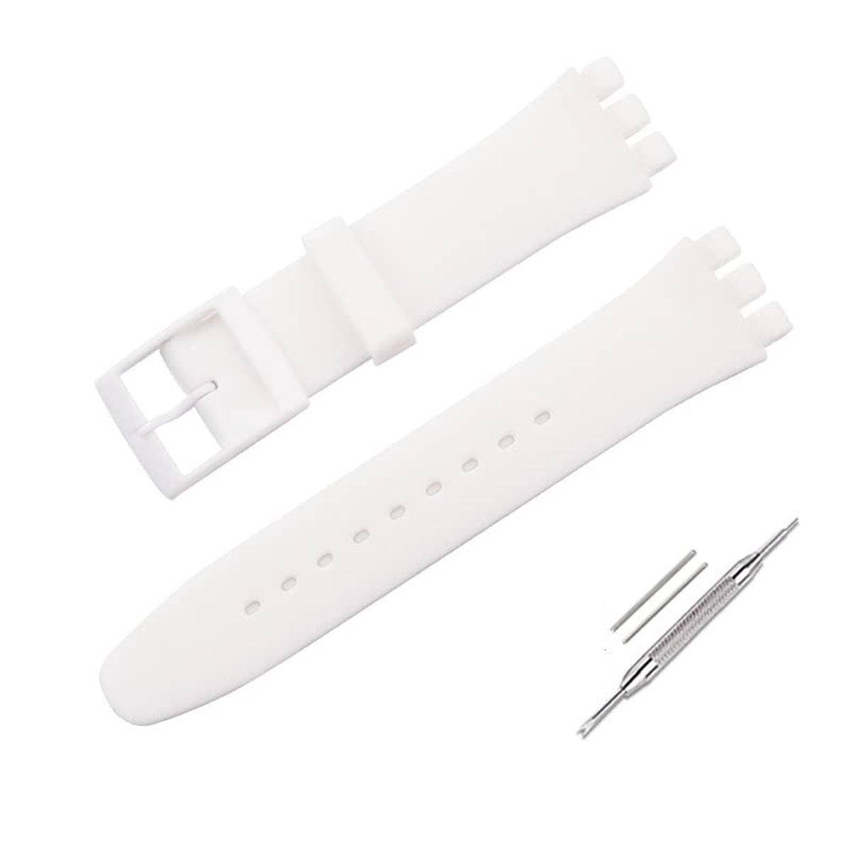 Dailygoods - Siliconen Waterdichte Horlogeband voor Swatch - Uniseks