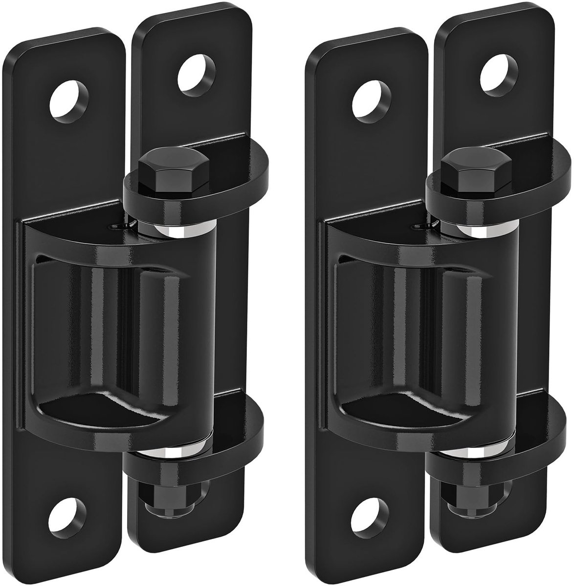 Dailygoods - Zware Schuurpoort Scharnieren - 2-Pack Stalen Scharnieren voor Poorten