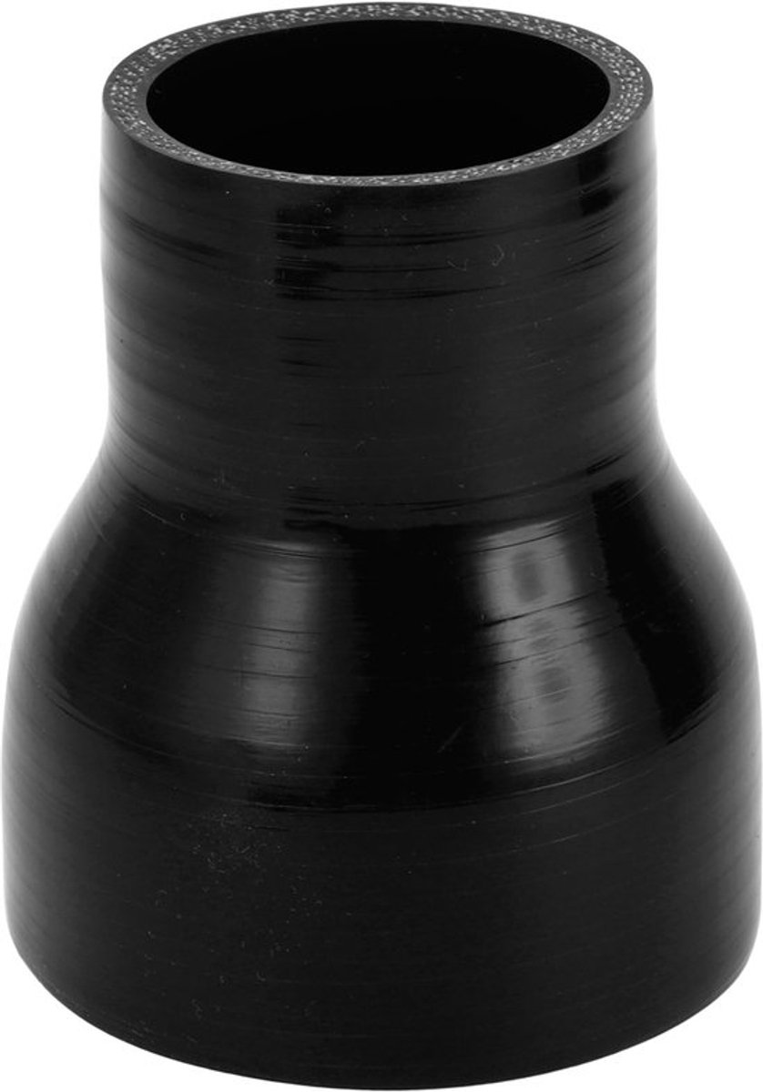 Koelvloeistofslang Siliconen - Binnendiameter 51 mm/76 mm - Lengte 100 mm - Temperatuurbestendig tot 300 °C - Meerlaags geweven stof - Zwart - Siliconenslang