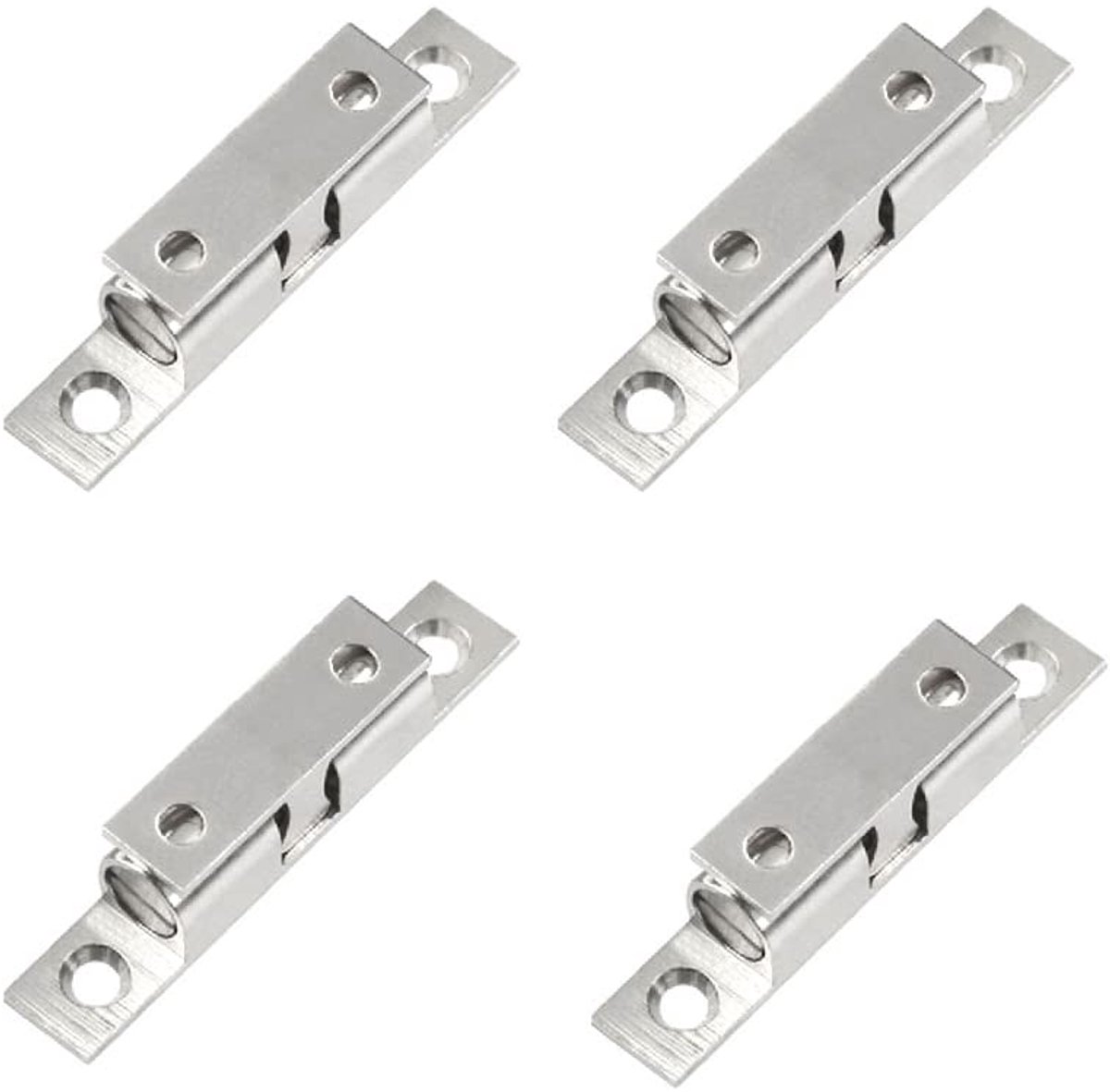 Dailygoods - 4Pcs Dubbele Bal Roller Catch - Verstelbare Koperen Sluiting voor Meubel