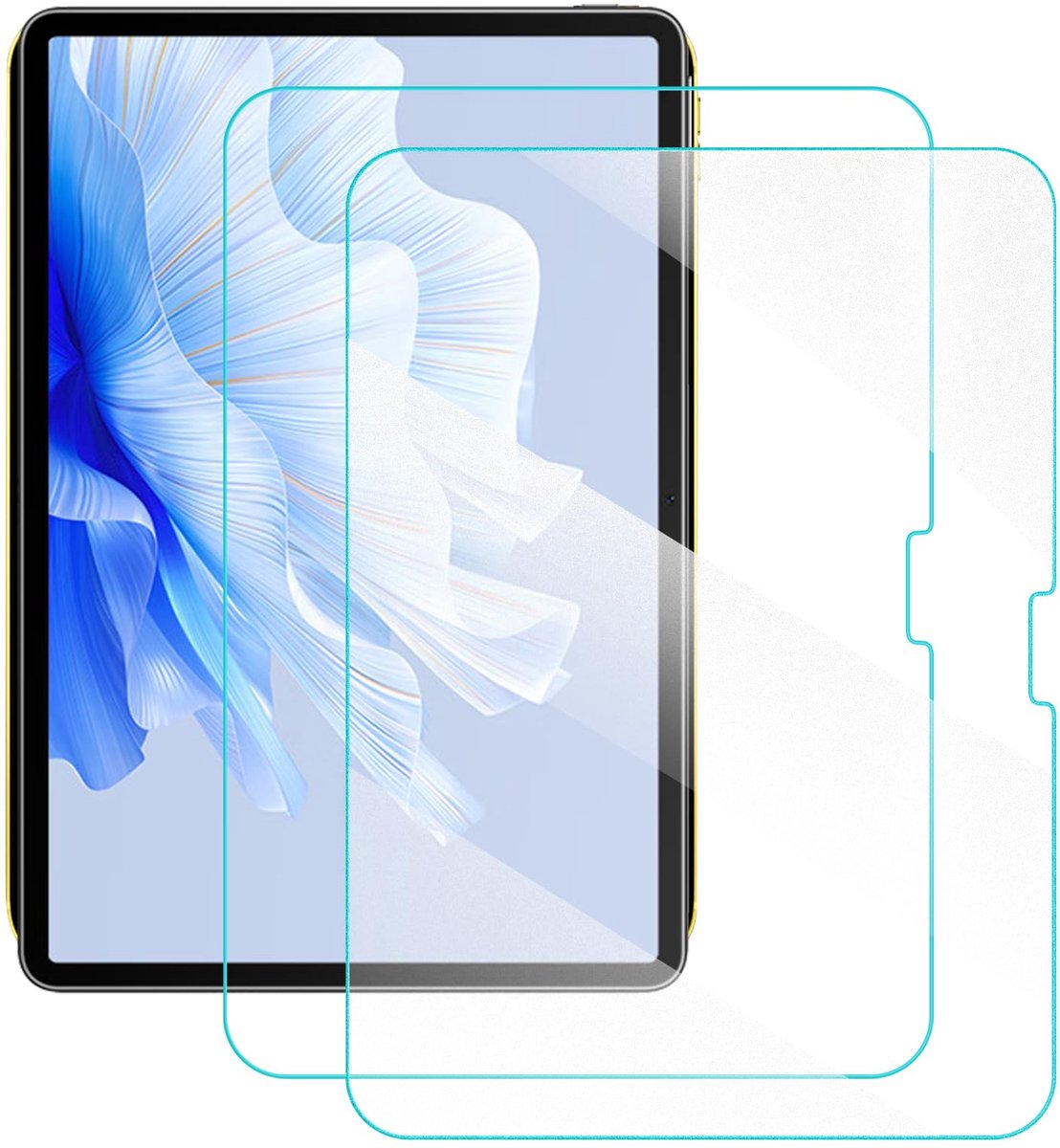 Dailygoods - 2 Pack Paper-like Screen Protectors voor iPad 10th Gen 10.9 Inch - Matte Film, Anti-glare
