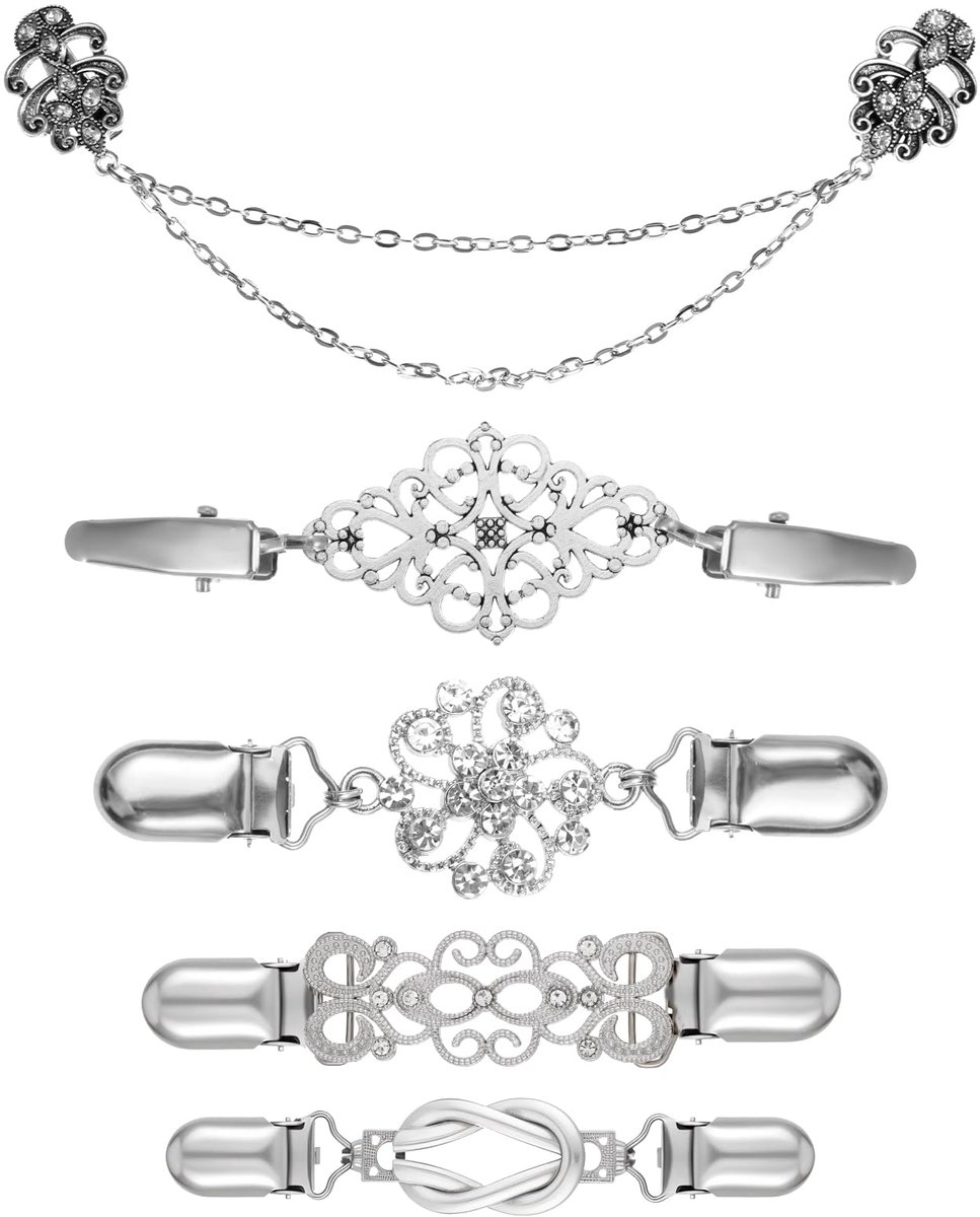 Dailygoods - Vintage Taille Cincher & Shirt Clip Set - 5 Retro Cinch Clips voor Mode