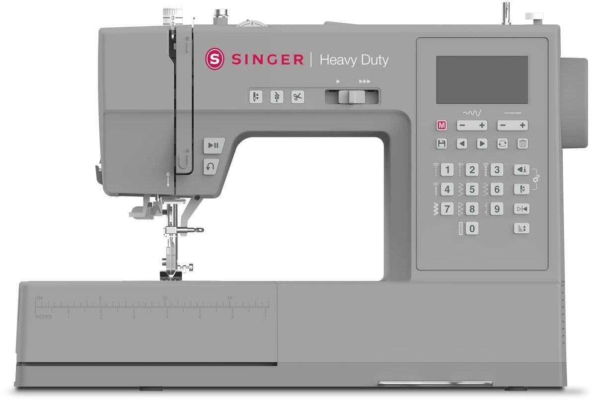 SnelShoppen - Heavy Duty Naaimachine 6805C - Sterke Naaimachine voor Meerdere Stoffen - Ideaal voor Kleding, Huishoudelijk en Creatief Gebruik - Inclu