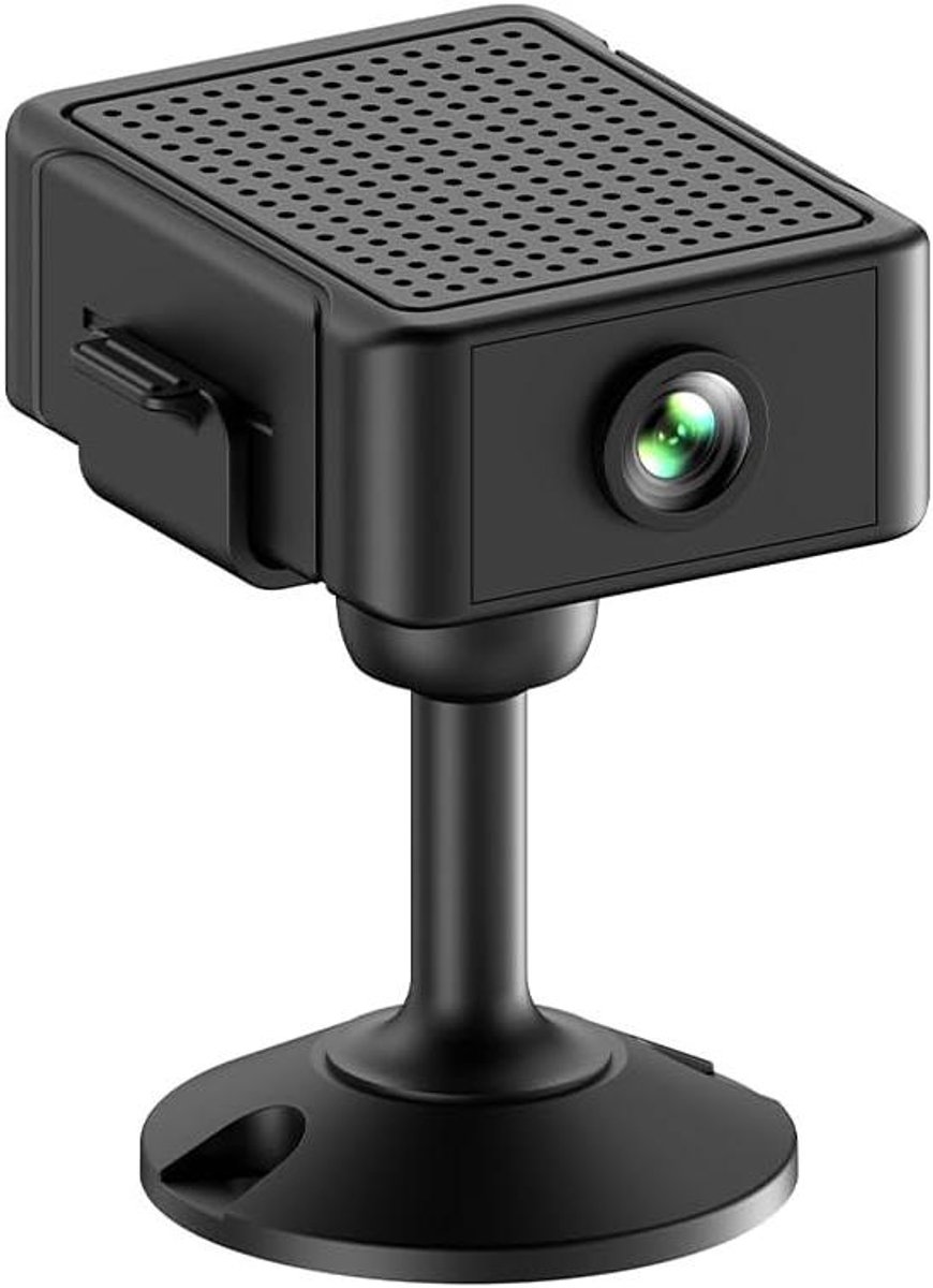 Draadloze Camera - Mini Camera - Binnen Bewaken - Compact Ontwerp - 43x35x17 mm - Zwart