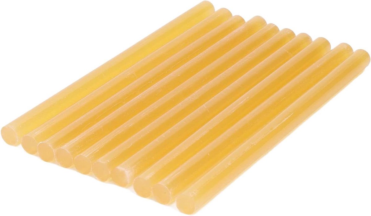 Smeltlijmsticks - Lijmsticks Rubber - Huisreparaties Uitvoeren - Sterke Rubber Hechting - 11x200 mm - Geel
