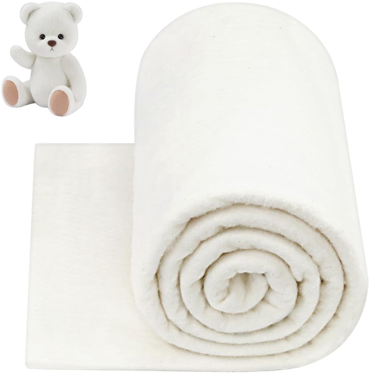 Dailygoods- Quiltwatten Natuurlijke Katoenvulling - Warm/Comfortabel - 78.7 x 59 inch (2 x 1.5 m) - Duurzaam - Lichtgewicht - Antislip