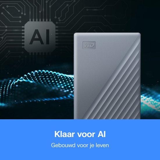 Western Digital My Passport - Externe Harde Schijf - USB-C - Grijs - 5 TB van Merkloos — afbeelding 4