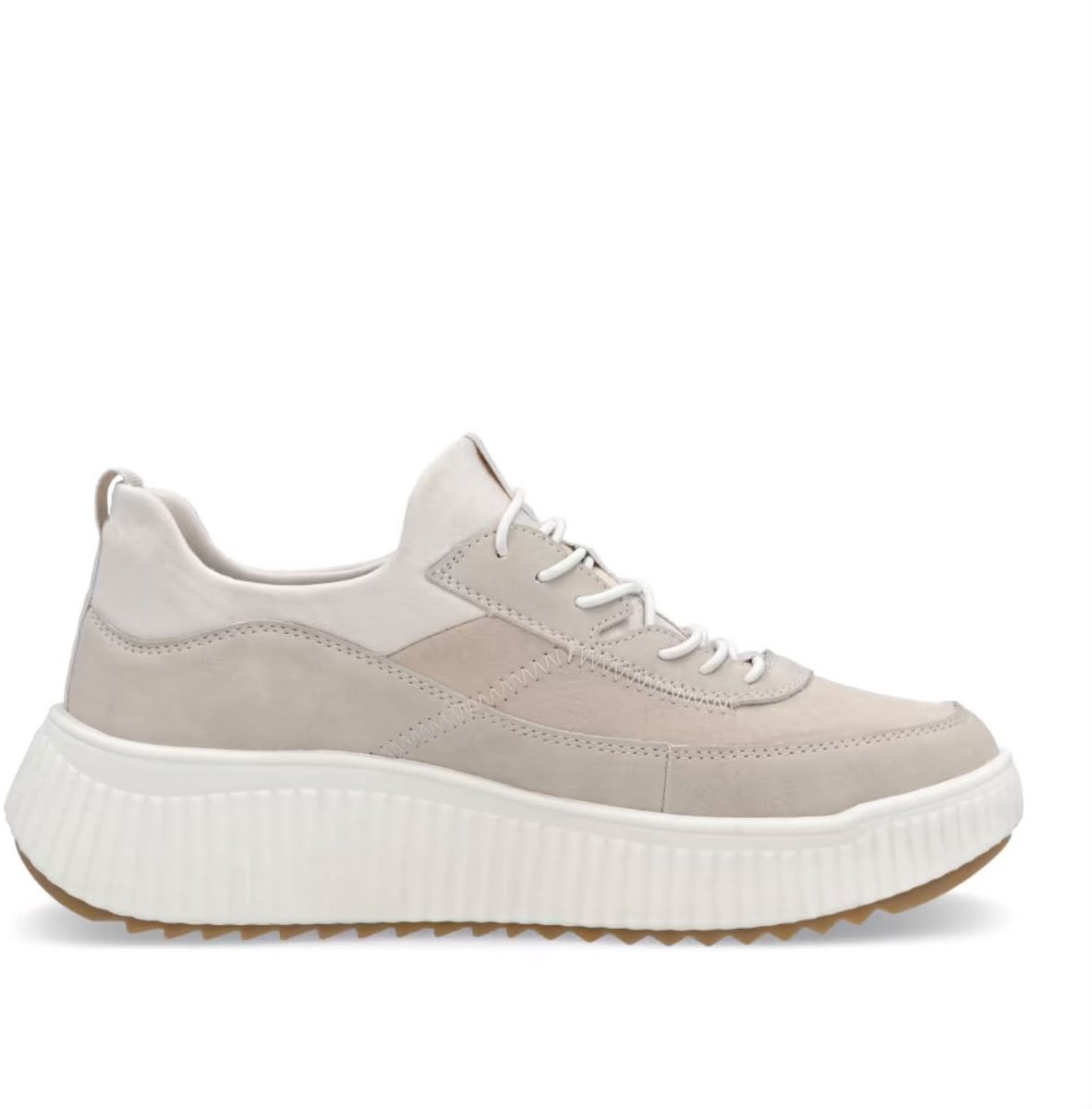 Rieker W1703-62 maat 39 sneakers instappers elastische veters beige