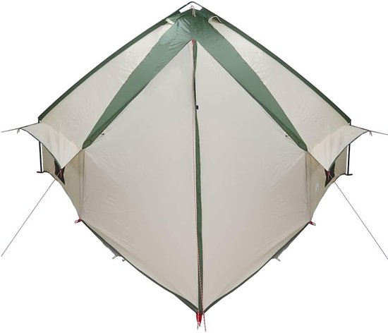 Moderne Tipi Tent - Grote Familietent - Buiten Ontspannen - Praktische Ventilatie - 10 Personen - Groen — afbeelding 4
