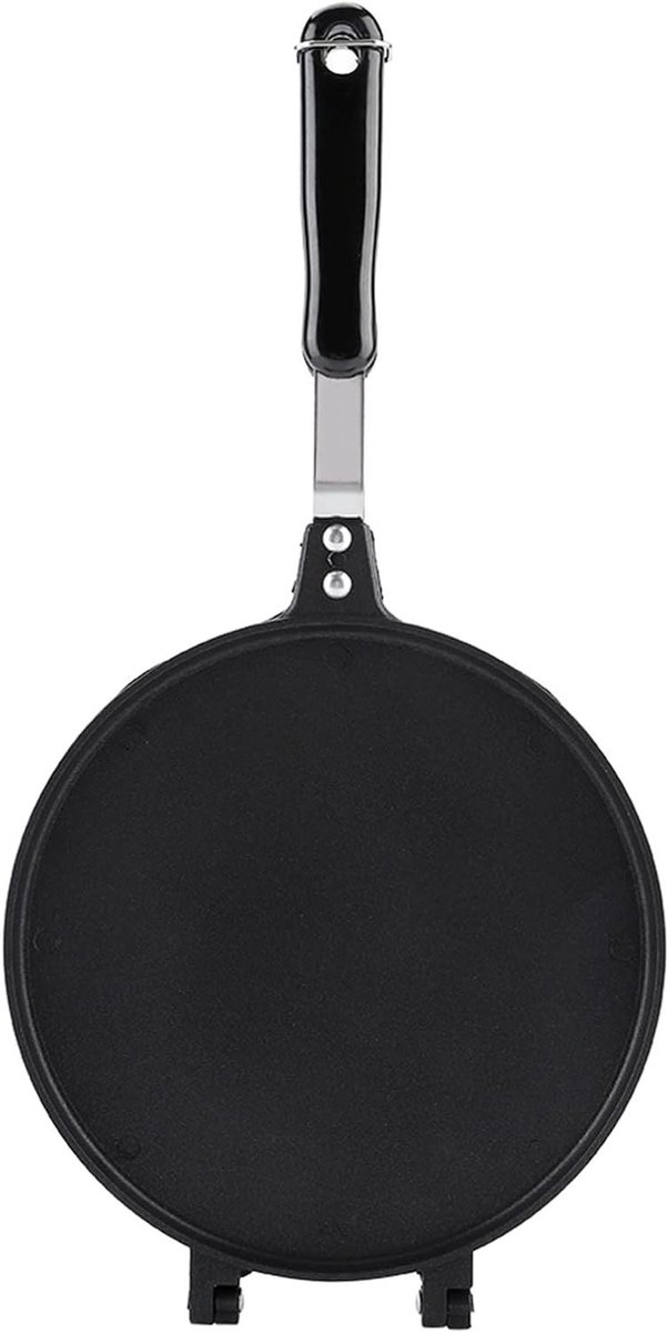 Wafelijzer Cone Maker - IJshoorntjes Maker - Desserts Maken - Anti-aanbak Laag - 22 cm Diameter - Zwart