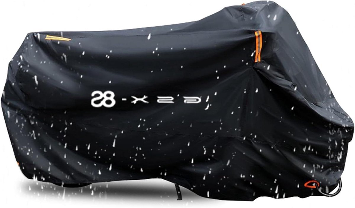 Motorfietshoes Waterdicht - Motorhoes Regenhoes - Motor Beschermen - Dubbel Gestikte Naden - Universeel - Zwart