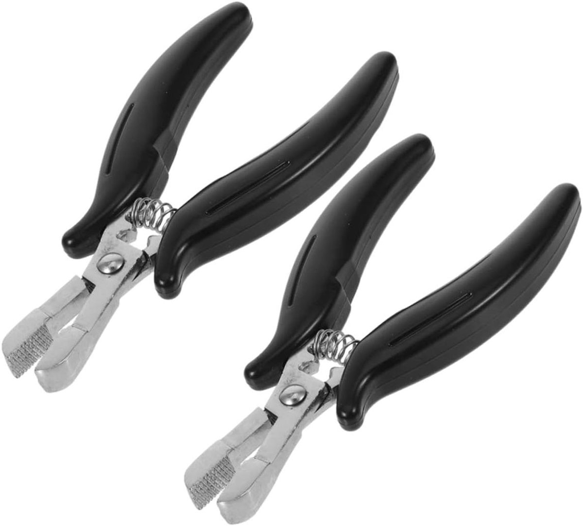 Haarverlengingstangen - Haarklemgereedschap Mini-Haartang - Haar Stylen - Precisie Voor Gezond Haar - 15 cm - Zwart