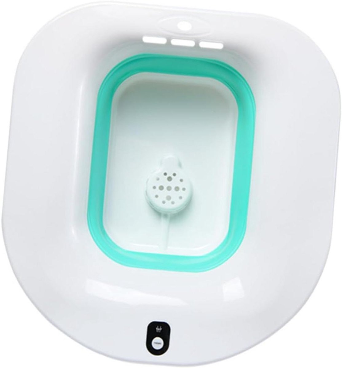 Elektrisch Zitbad - Bidet Toiletbril - Hygiënische Verzorging - Opvouwbaar Ontwerp - 37.5x34.5x14.5CM - Zoals getoond