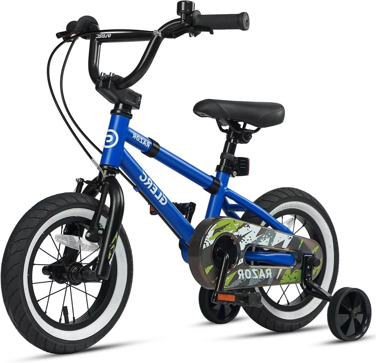 Kinderfiets BMX Stijl - Jongensfiets Stabilisatoren - Leren Fietsen - Dubbel Remsysteem - 12 Inch - Blauw