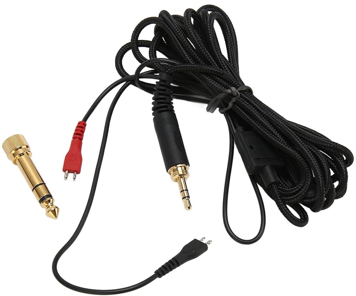 Vervangende Hoofdtelefoonkabel - Audio Kabel - Muziek Luisteren - HD Geluidsoverdracht - 3 meter - Zwart