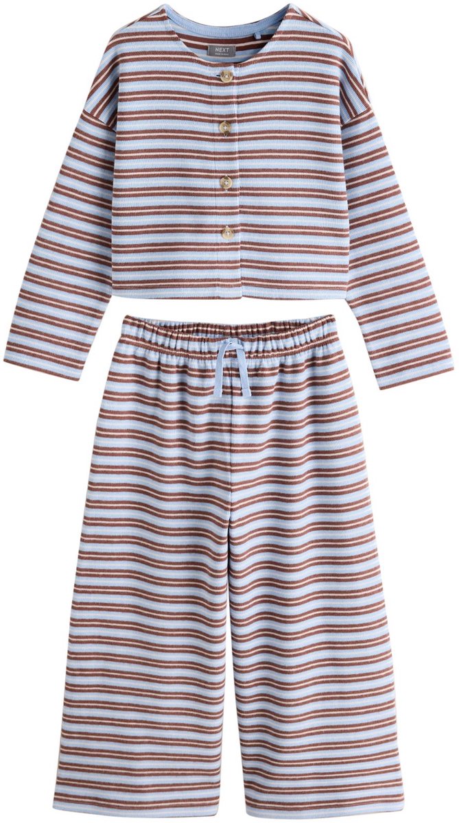 Next - Meisjes - Set van gestreepte vesten - Blauw