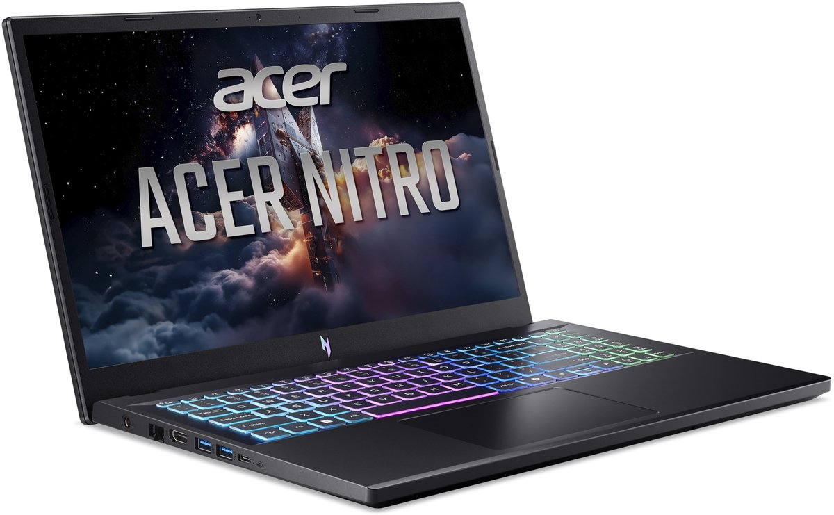 Acer Nitro V 15 ANV15-A31-R7V4 - Gaming Laptop - 15 inch 165Hz - AMD Ryzen 7 - 16GB - 512GB SSD - RTX 5060 - inclusief Nitro Controller + 3mnd PC GamePass thumbnail 4