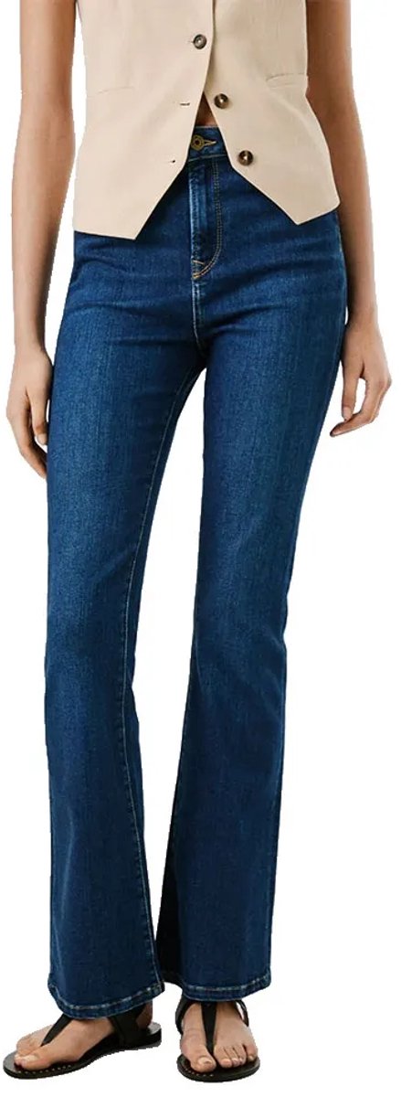 Pepe Jeans Dion Flare Hoogzittende Jeans Blauw 29 / 32 Vrouw