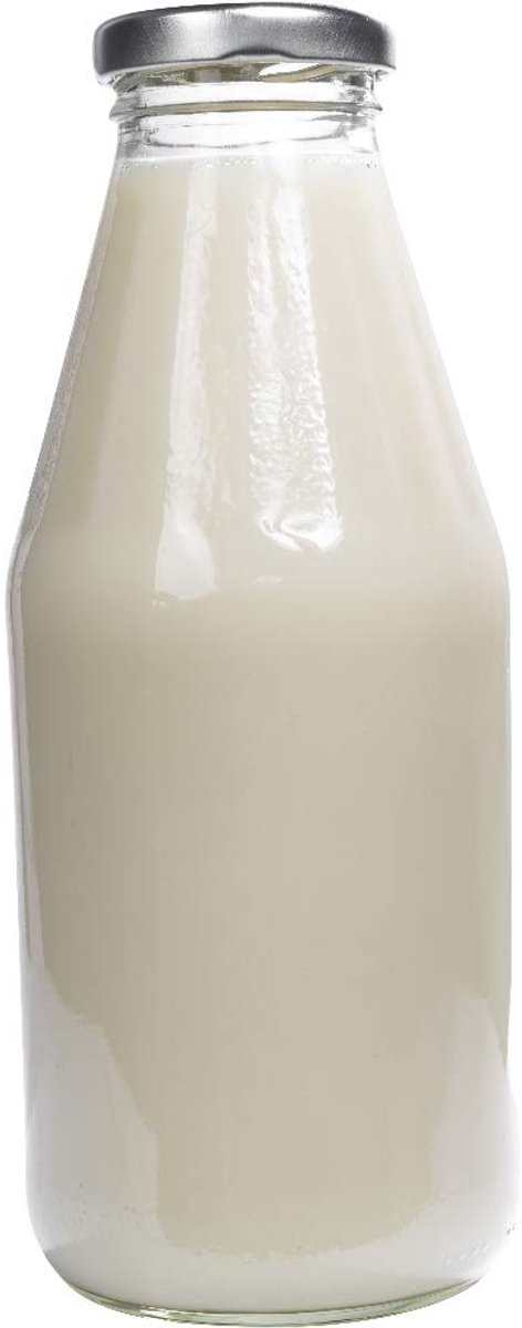 SnelShoppen - 12 x Glazen Fles 500 ml met Schroefdop Zilver - Inclusief Trechter voor Keuken, Feest en Camping - Perfect voor Drankjes en Inmaken van Snelshoppen — afbeelding 4