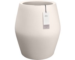 Elho June Split High 46 - UV-bestendig en Kleurvaste Bloempot - Binnen & Buiten - Ø 46.0 x H 53.6 cm - Linen white