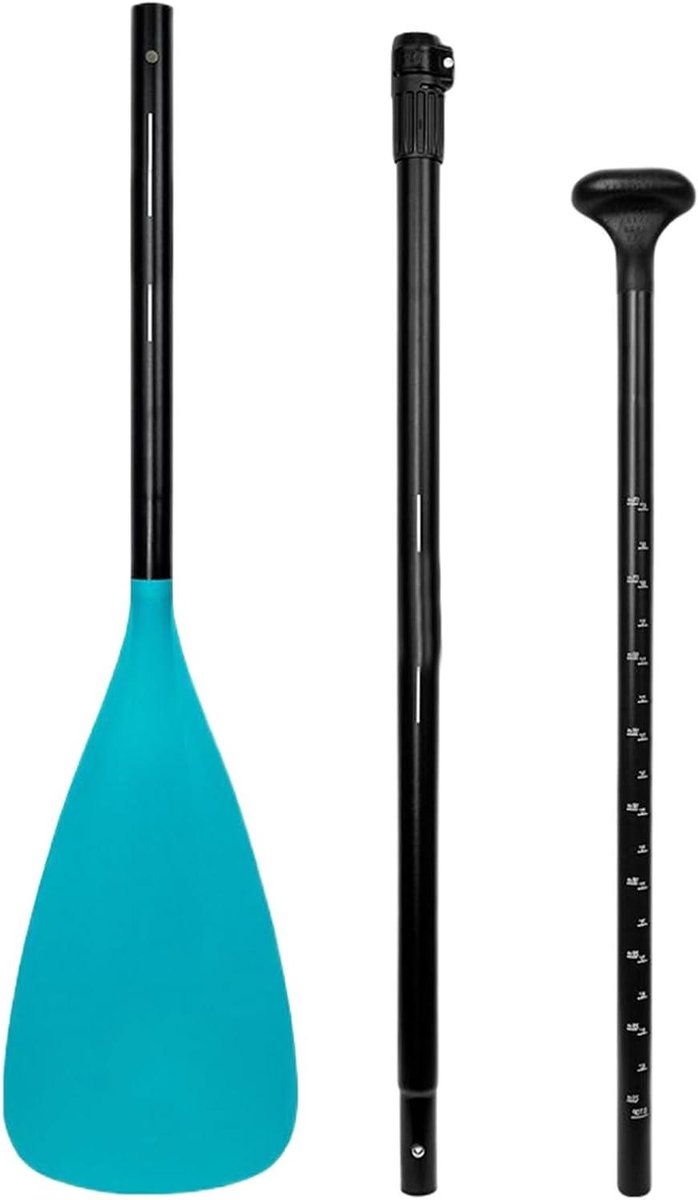 Peddel voor Watersport - Roeispaan Kano Kajak - Moeiteloos Varen - Verstelbare Lengte - 165-210 cm - Groen