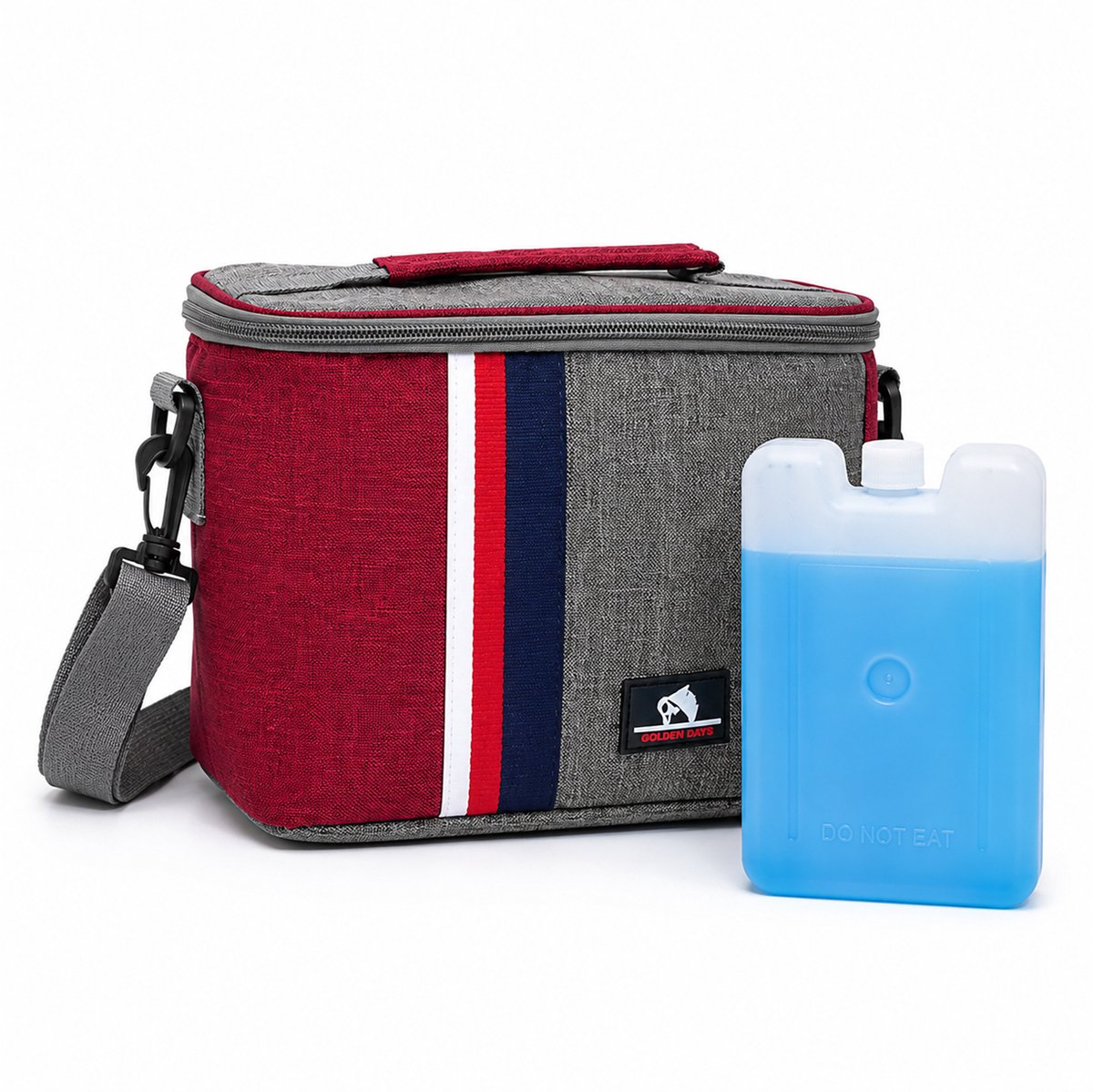 Eurocatch Koeltas 5 Liter 23x16x14 cm - Inclusief Coolpack - Geïsoleerde Lunchtas - 600D Oxford
