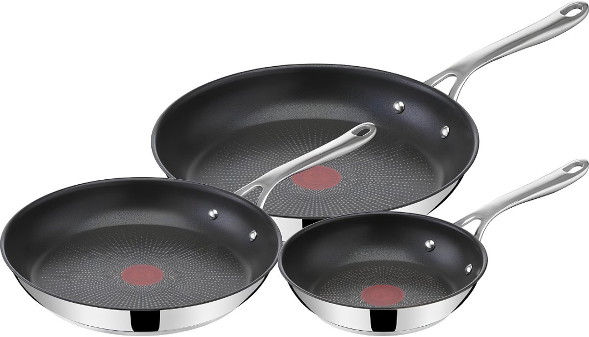 NIVA® Pannenset Inductie - Pannenset - Inductie Pannen - Zwart - 60cm x 38cm x 15cm