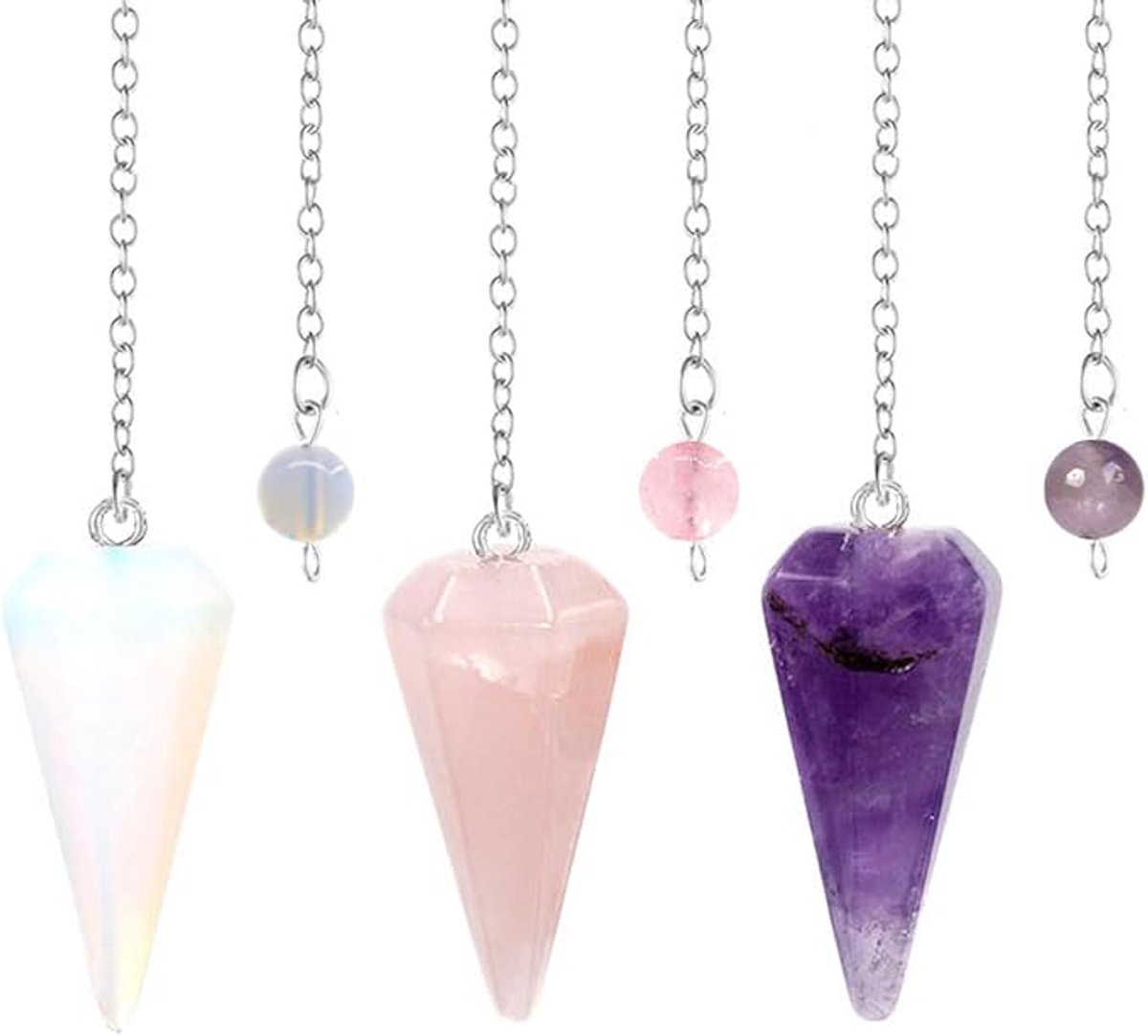 3 stuks - Pendels Spiritueel - Slinger - Juwelenslinger - Reiki-sieraden - Energie - Cadea