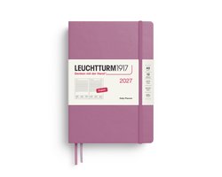 Leuchtturm1917 - 2027 - Dagplanner Agenda - Daily Planner - A5 Medium 15x21cm - dusty rose