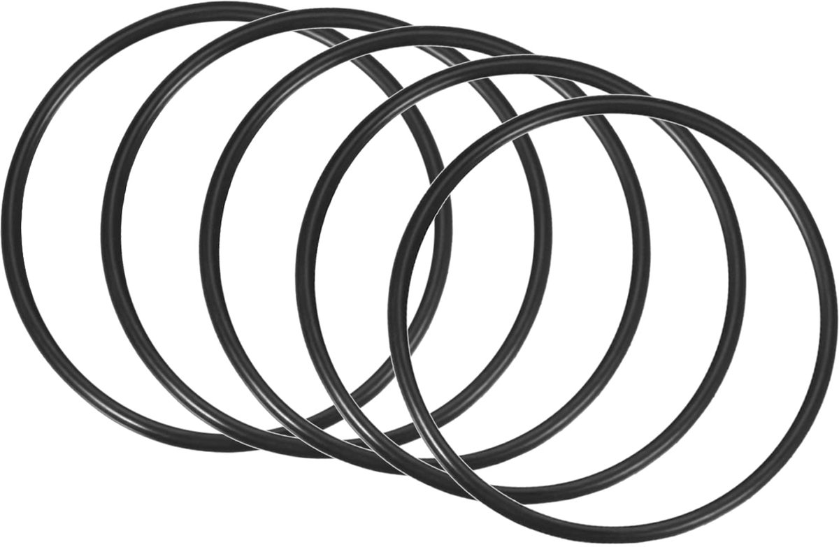 Dailygoods - 5 Stuks Ronde O-Ringen voor Waterkraan - Nitrile Rubber Reparatie Seals 80mm x 72mm