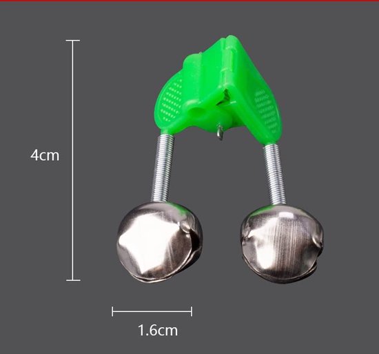 Visbellen, 10 stuks Hengel Bite Alarm Visserij Ring Bell Luid Geluid Bite Hengel Alarm Visbellen Clips voor Visliefhebbers — afbeelding 5
